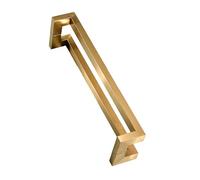 Stainless Steel Bar Door Handle, Heavy Duty Surface Mounted Pull Handle for Shower Rooms, Offices, Commercial Spaces, Sliding & Swing Glass Doors, Bathroom, Industrial Hardware