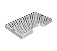 Stainless Steel Bar Drip Tray, Beer Tower Drip Tray for Single Double Triple Tap Systems, Non Rusting Drip Catcher with Detachable Lid, Shiny Metal Tray for Restaurant