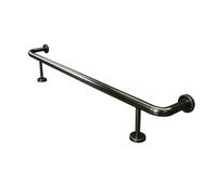 Stainless Steel Bar Foot Rail Kit, 330 LBS Heavy Duty Foot Railing, Waterproof Rustproof Foot Rest for Indoor Outdoor Bar Kitchen Island Pub Restaurant Villa(Black,3.5ft/107cm)