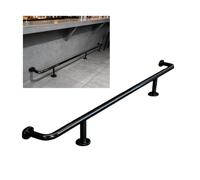 Stainless Steel Bar Foot Rail Kit for Kitchen Island, Includes Bracket, Internal Connector & End Cap - Perfect for Home, Restaurant & Hotel Use