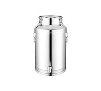 Stainless Steel Barrel - Airtight Kitchen Drum with Lid, Storage Container of 5l/9l/14l | Bacon Fat Pot Milk Bucket for Wine Beer Flour Coffee Sugar Tea Beans Snacks Pantry Organization