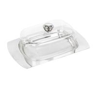 (Stainless Steel Base) Bamboo Or Stainless Steel Butter Dish & Acrylic Lid