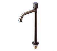 Stainless Steel Basin Mixer Single Cold Water Supply Chrome(L Grey) | Compact footprint fits small basins, maximizes space, modern grey or chrome options, sl esthetic design