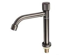 Stainless Steel Basin Mixer Single Cold Water Supply Chrome(S Grey) | Compact footprint fits small basins, maximizes space, modern grey or chrome options, sl esthetic design