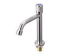 Stainless Steel Basin Mixer Single Cold Water Supply Chrome(S Silver) | Compact footprint fits small basins, maximizes space, modern grey or chrome options, sl esthetic design