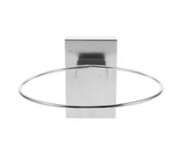 Stainless Steel Basketball Wall Mount Holder for Volleyball Display | Brushed Nickel Finish, Silver Metal Design, Installation Hardware Included, Quick Access for Sports Facilities