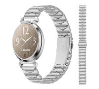 Stainless Steel Bat Watch Strap Compatible for Garmin Lily 2-12mm, Premium Replacement Strap, 18cm x 1.4cm, Adjustable, Stainless Steel