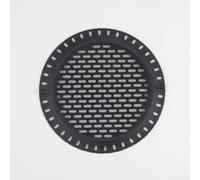 Stainless Steel Bath Strainer Hair Catcher for Bathtub Drain Protector Anti-Clog Mesh Filter 12cm Silver(Black 2)