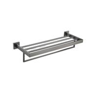 Stainless Steel Bathroom Accessories Set - Includes Towel Rack, Toilet Paper Holder, Robe Hook & Towel Bar for Modern Home Decor