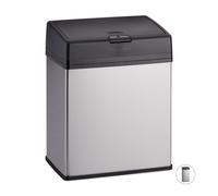 Stainless steel bathroom bin Square Trash Can Rustproof Compact Waste Bin