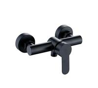 Stainless Steel Bathroom Shower Faucets Triple Bathtub Faucet Wall Mounted Hot(A)