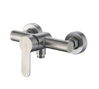 Stainless Steel Bathroom Shower Faucets Triple Bathtub Faucet Wall Mounted Hot(B)