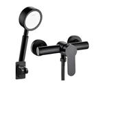 Stainless Steel Bathroom Shower Faucets Triple Bathtub Faucet Wall Mounted Hot(C)