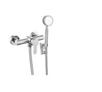 Stainless Steel Bathroom Shower Faucets Triple Bathtub Faucet Wall Mounted Hot(D)