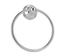 Stainless Steel Bathroom Towel Ring Wall Mounted for Quick Drying Chrome Finish Kitchen Bathroom
