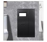 Stainless Steel Bathroom Wall Niche Multi-Layer Shower Niche Trash Can and Toilet Paper Storage Box Easy Installation Recessed Organizer for Hotel Bathroom