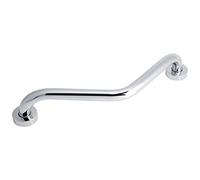 Stainless Steel Bathtub Arm Safety Handle Grab Bar Shower Bath Tub Non Slip Handrail for Elderly Kids Bathroom Silver 17.52 Inches