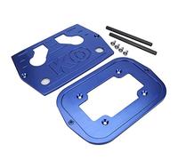 Stainless Steel Battery Tray Hold Down for Optima 34/78 Battery, Replacement Battery Tray, Heavy - Duty - Resistant Tray with Bolt Top & Side Post Fitment for Red Yellow (Blue)