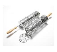 Stainless Steel BBQ Grill Basket: Charcoal Barbecue Accessories Outdoor Cooking Camping Birthday Christmas Gifts For Mens Dad Husband 2Pcs