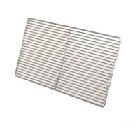 Stainless Steel Bbq Grill Grate Square Mesh Net For Outdoor Camping Cooking Fire Patio Barbecue Replacement Grid Silver 24x40cm(30×30)