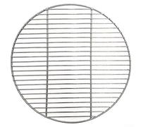 Stainless Steel BBQ Grill Round Barbecue Rack Large Camping Cooking Grate Picnic Grilling Mesh Outdoor BBQ Grid Portable BBQ Accessory Garden Party Grill Rack(43cm)