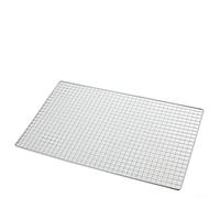 Stainless Steel Bbq Mesh, Grate Mesh Net Grill Grate Grill for Camping Field Trips Picnics Campfires（50X38cm）