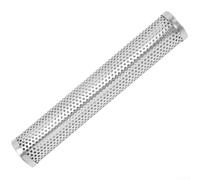 Stainless Steel BBQ Pellet Tube 12 Inch 2 Pack, Box for Wood Chips, Enhanced Smoke Distribution, Easy Clean Round Design for Outdoor Grilling Meat and Vegetables