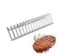 Stainless Steel BBQ Rib Rack For Grill V Shaped Meat Holder