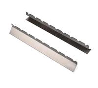 Stainless Steel BBQ Rib Rack, Stainless Steel Grill Mesh BBQ Skewers 3-Pack For Meat Veggies Fruits Reusable 3-Headed(Large Bracket)