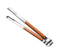 Stainless Steel BBQ Tongs Barbecue Grill Food Clip Ice Tong Meat Salad BRE Kitchen Tongs Serving Stainless Steel Small Gold Salad for Cooking Sugar Colourful Barbecue Food Kitchen Clamps Cake