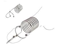 Stainless Steel Beaded Urethral Sound - Smooth Penis Plug Dilator Rod for Men, Polished Touch Metal Urethra Stretcher, Adult Sex Toy for Male Stimulation & Orgasm Enhancement (Diameter 1.26 in)