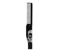 Stainless Steel Beard Comb, Beard Brush And Comb, Portable Grooming Brush, All Purpose, Stainless Steel Material, 9x2.2x0.6cm For Dads And Husbands Alike, Home Use Or Travel,