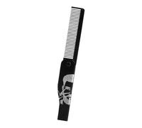 Stainless Steel Beard Comb, Portable Beard Brush, Dad Grooming Comb 9x2.2x0.6cm/3.54x0.87x0.24 Inches Compact & Foldable Design/Easy To Clean & Maintain For Husband Home Men