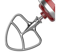 Stainless Steel Beaters for Kitchenaid Stand Mixer, 4.5-5Qt Tilt-Head Paddle Attachment for Kitchenaid Mixer, Polished Flat Beater for KitchenAid-Dishwasher Safe by Hozodo