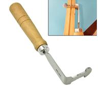 Stainless Steel Bee Hive Cleaner Honey Shovel Uncapping Scraper Frame Cleaning Tool With Wood H