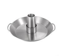 Stainless Steel Beer Can Chicken Rack, Removable Double Ear Roast Tray for Grilling and Oven, Upright Poultry Cooker with Liquid Infuser for BBQ and Picnic