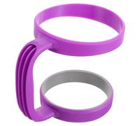 Stainless Steel Beer Mug Handle Anti Adjustable Handle Tumbler with Handle Portable Travel Cup Tumbler Cup Handle Tumbler Holder Handle Modern Cup with Handle Sure Cup Mug Purple