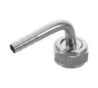 Stainless Steel Beer Tap Hex Nut Elbow Connector for Draft Systems