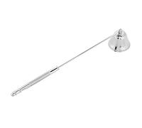 Stainless Steel Bell Shaped Candle Snuffer Wick Trimmer, Resistant, Long Service Life, Design, Candle Snuffer, Essential Tool for Daily Life (Silver)