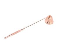 Stainless Steel Bell Shaped Candle Snuffer Wick Trimmer, Resistant, Long Service Life, Design, Candle Snuffer, Essential Tool for Daily Life (Rose