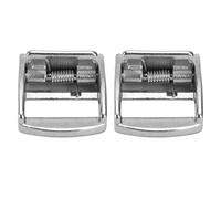 Stainless Steel Belt Buckle, 2Pcs Press Buckles Easy Installation High Accuracy for 1in Width Webbing