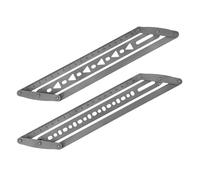 Stainless Steel Belt Hole Puncingh Template with Positioning Guide and Scale Marking for Leatherworking Craft Project Center Positioning Leather Puncher Template