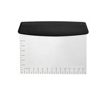 Stainless Steel Bench Scraper, Bread Cutter | Pasta Cutter & Kitchen Scraper | Stainless Steel Pizza Scraper Dishwasher Safe with D