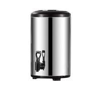 Stainless Steel Beverage Dispenser - Double Wall Insulated Container with Tap | 8L 10L Large Capacity Beverage Server for Tea Milk Coffee Catering Event Buffet