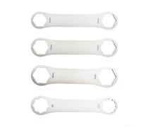 Stainless Steel Bicycle Fork Nut Wrench for RST Front Forks | Fits multiple hex nut sizes, compatible with RST forks, 170mm length, silver finish, essential for MTB(24-26mm)