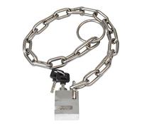 Stainless Steel Bicycle Lock, Rust-Resistant Build, 80cm, Bike Lock with Key, Flexible Bike Security, Includes Key, for A Variety of Outdoor Storage Solutions, Including Fences, Patios