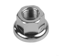 Stainless Steel Bike Axle Nuts, M9/M10 Track Nuts with Anti-Skid Pattern, for Dead-Fix Front/Rear Hubs, Silver, 2-Pack(for m10)