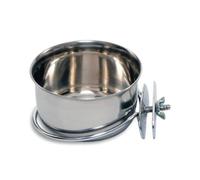 Stainless Steel Bird Coop Cups Bolt on Holder - 250ml