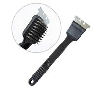 Stainless Steel Bird Droppings Cleaning Brush with Scraper Birdcage Accessory Parrot Pet Cage