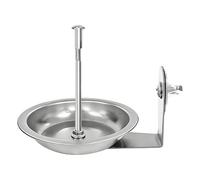 Stainless Steel Bird Feeder - Cage Mounted Fruit Skewer Bowl, Rust Resistant Pet Feeding Accessory, Easy Clean Design | Home Cage Food Holder For Cockatiel Conure Indoor Outdoor Use